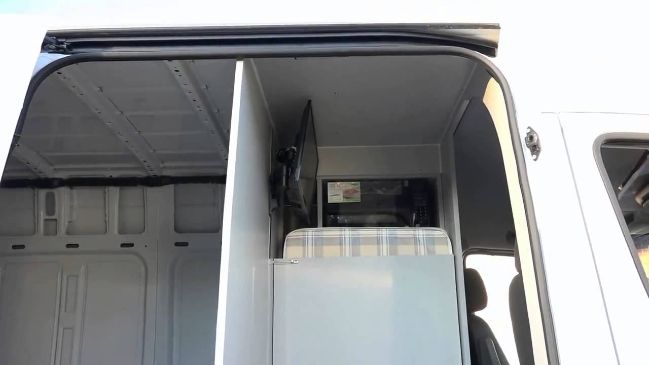 Hanvey Microditer R&R sleeper module for expediter truckers who sleep and rest in their trucks.