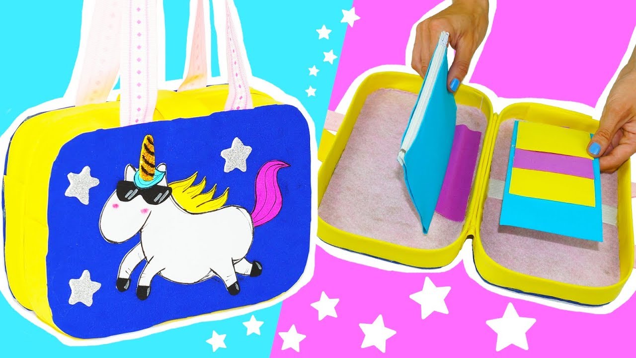 🦄 Поделки | поделки Единорог сумка | сумка DIY делая учебник | Юля поделки