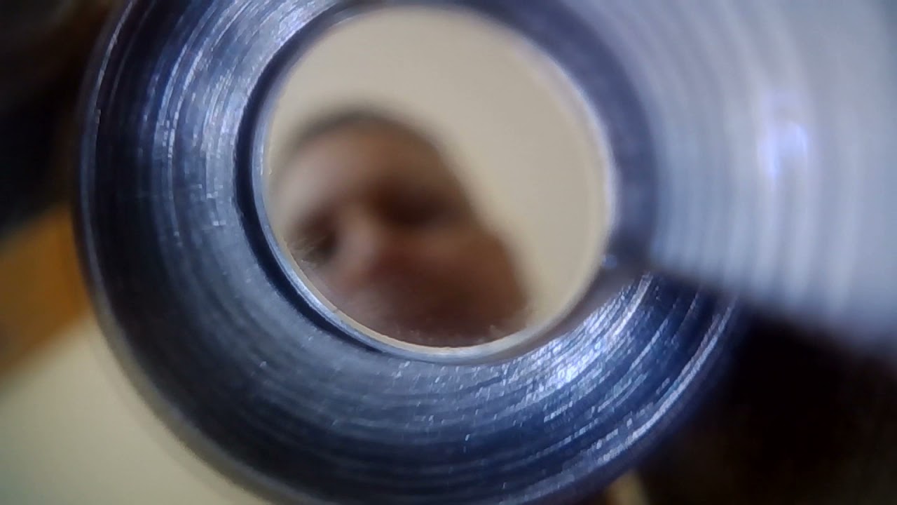 Bore scope comparison of a Taipan Veteran CZ Barrel and an Airgun Heaven slug barrel.