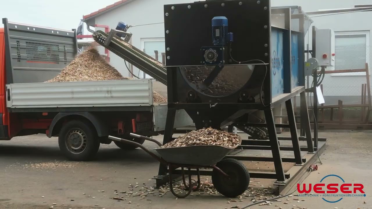 Weser Technik Siebtrommel ● 950 mm Länge 3000 mm