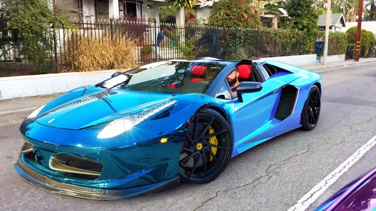 #RDBLA Salomondrin BEEF, Crazy Driving Chevelle, многоцветный хромированный Aventador!