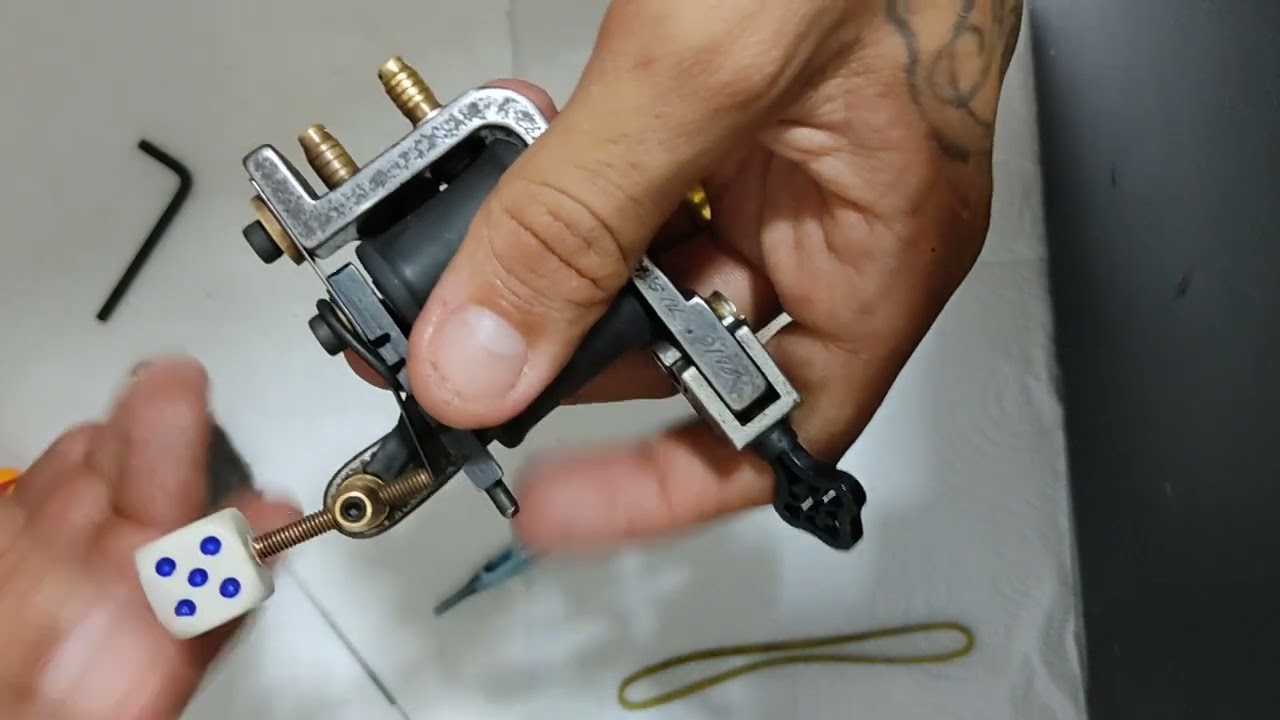 regulagem máquina de tattoo para traço (Jonesy liner PF)