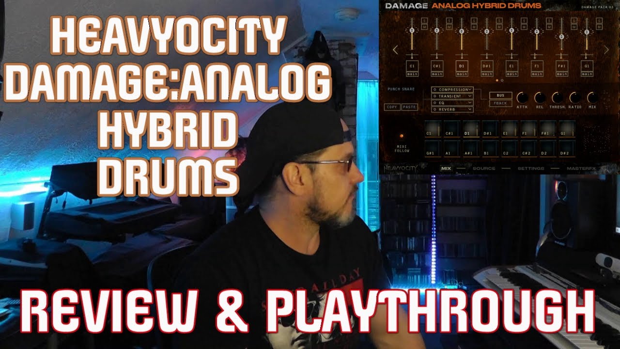 Heavyocity Damage Hybrid Analog Drums  REVIEW & PLAYTHROUGH