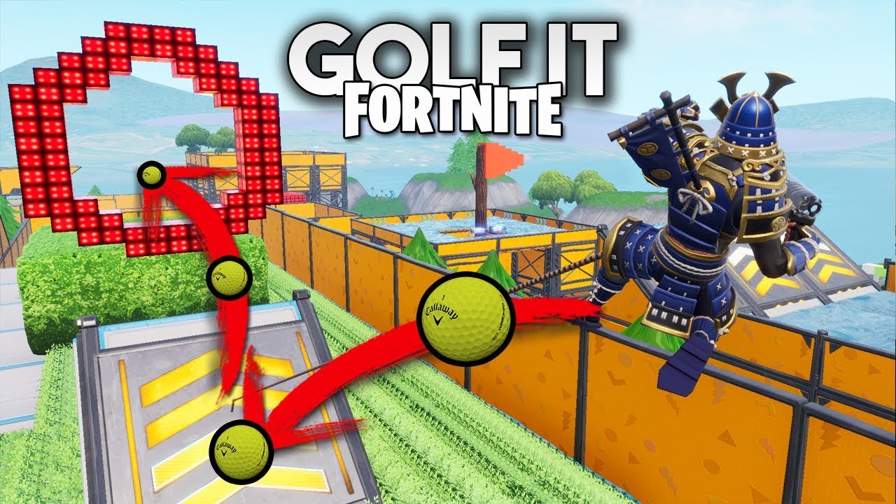UNOS TRAMPOSOS EN *GOLF IT EN FORTNITE* MINIJUEGO GOLF IT!