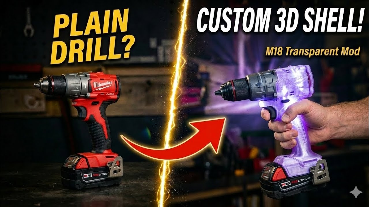 Custom shell for my Milwaukee M18!