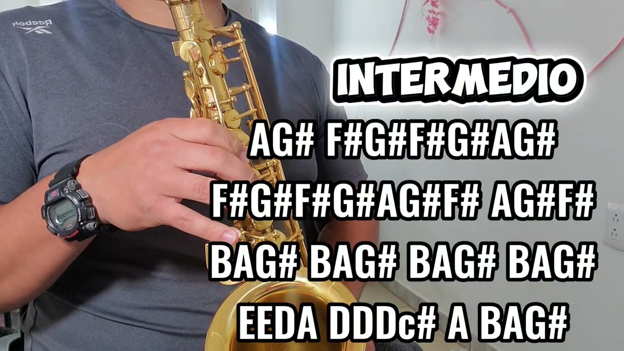 Sax alto tutorial - Contéstale - La energía norteña