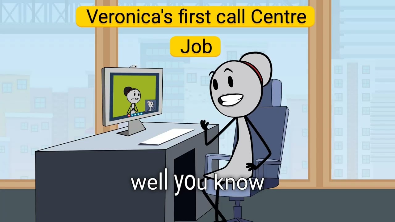 Veronica's first call centre job. Credits @Therealveronika #foryou #usa #fyp #relatable #callcenter
