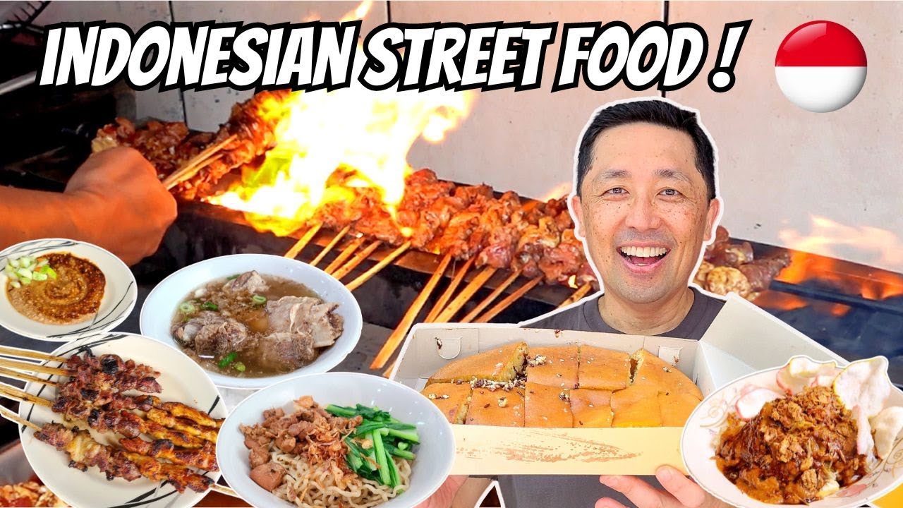 Eating the BEST Indonesian Street Food in Jakarta 🇮🇩 Indonesia Street Food Tour!