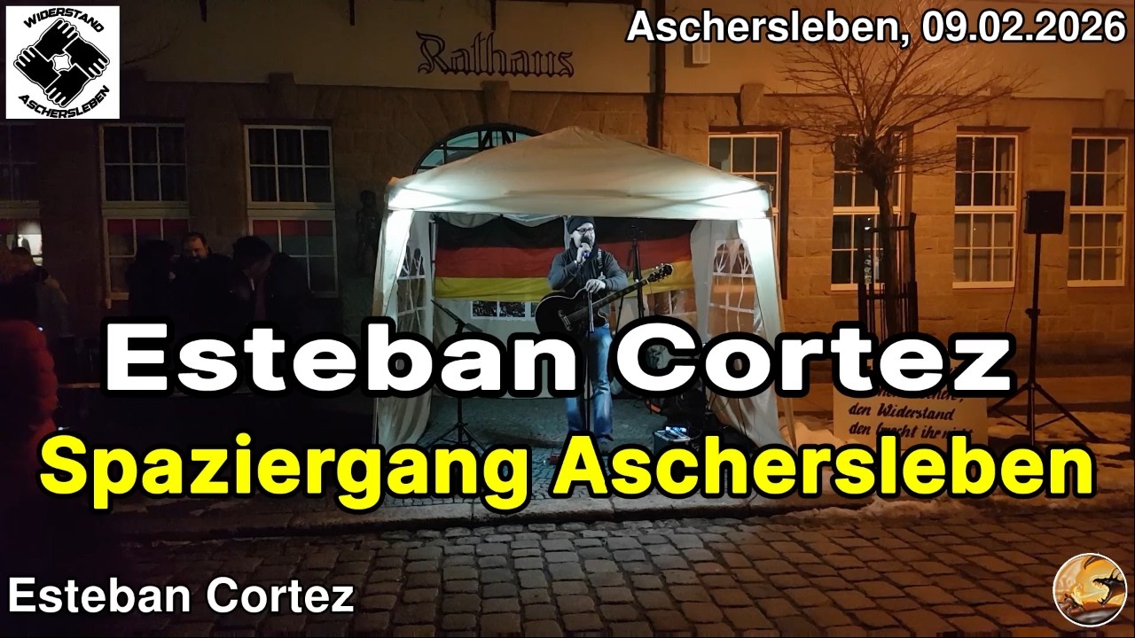 Esteban Cortez beim Spaziergang Aschersleben - PART II I 09.02.2026 I