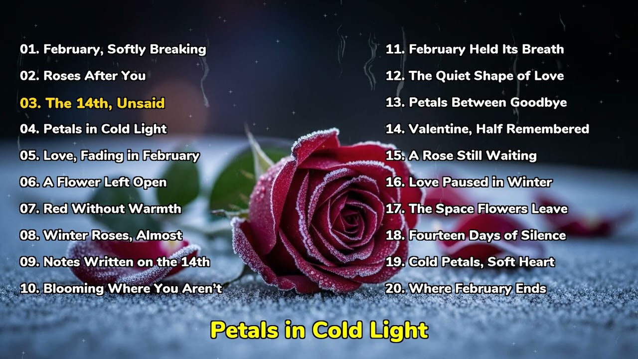 Petals in Cold Light 💔 | Sad Valentine’s Love Song