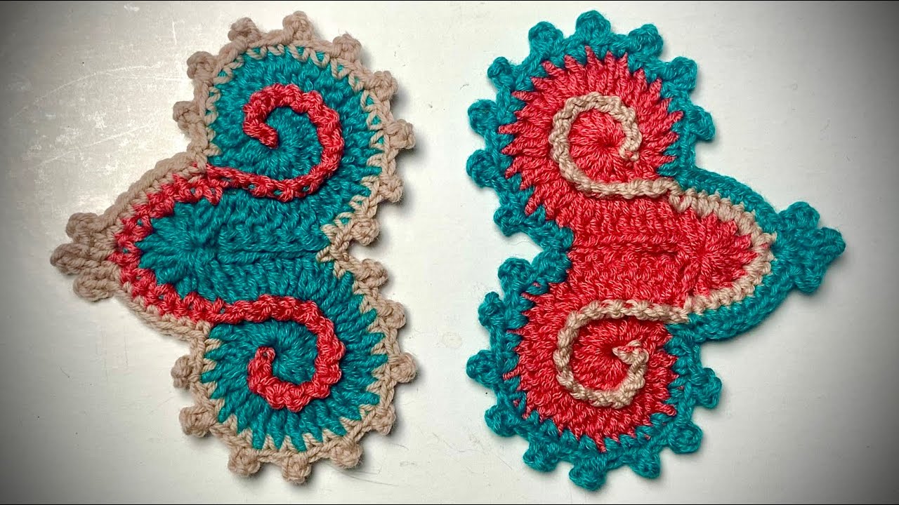 Elegantes Schwurbel Ornament 3 #häkeln #petraperle #crochet #hakel #haekelanleitung #crochetpatterns