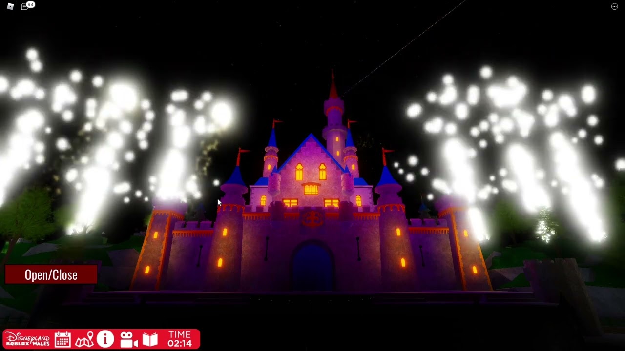 Disneyland Wales Roblox: Pop up Disney Sing Along Fireworks