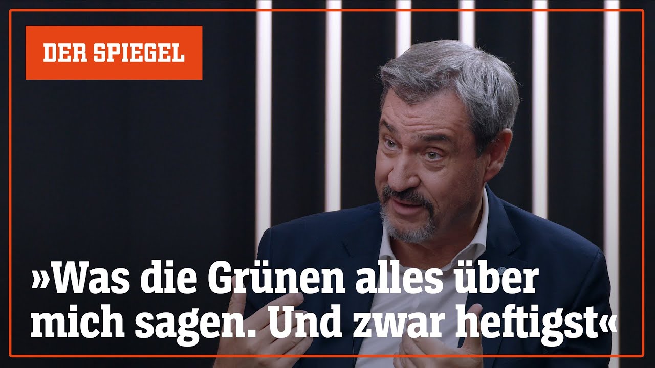 Obsession mit den Grünen? – Markus Söder im Spitzengespräch | DER SPIEGEL