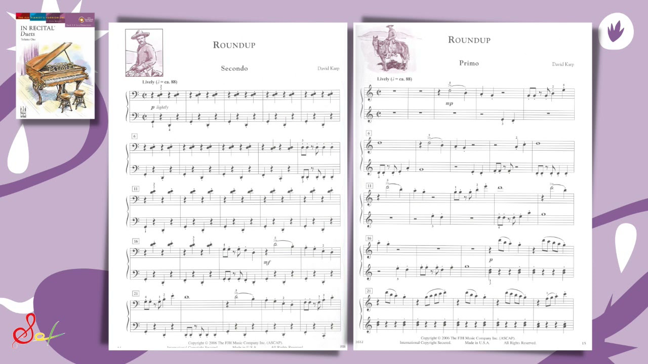 In Recital Duets Book 3 -  Roundup