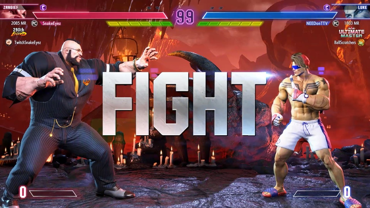Street Fighter 6 🔥 SNAKE EYEZ (Зангиев) против NEEDONTTV (Люк)🔥 Высокоуровневые матчи SF6!