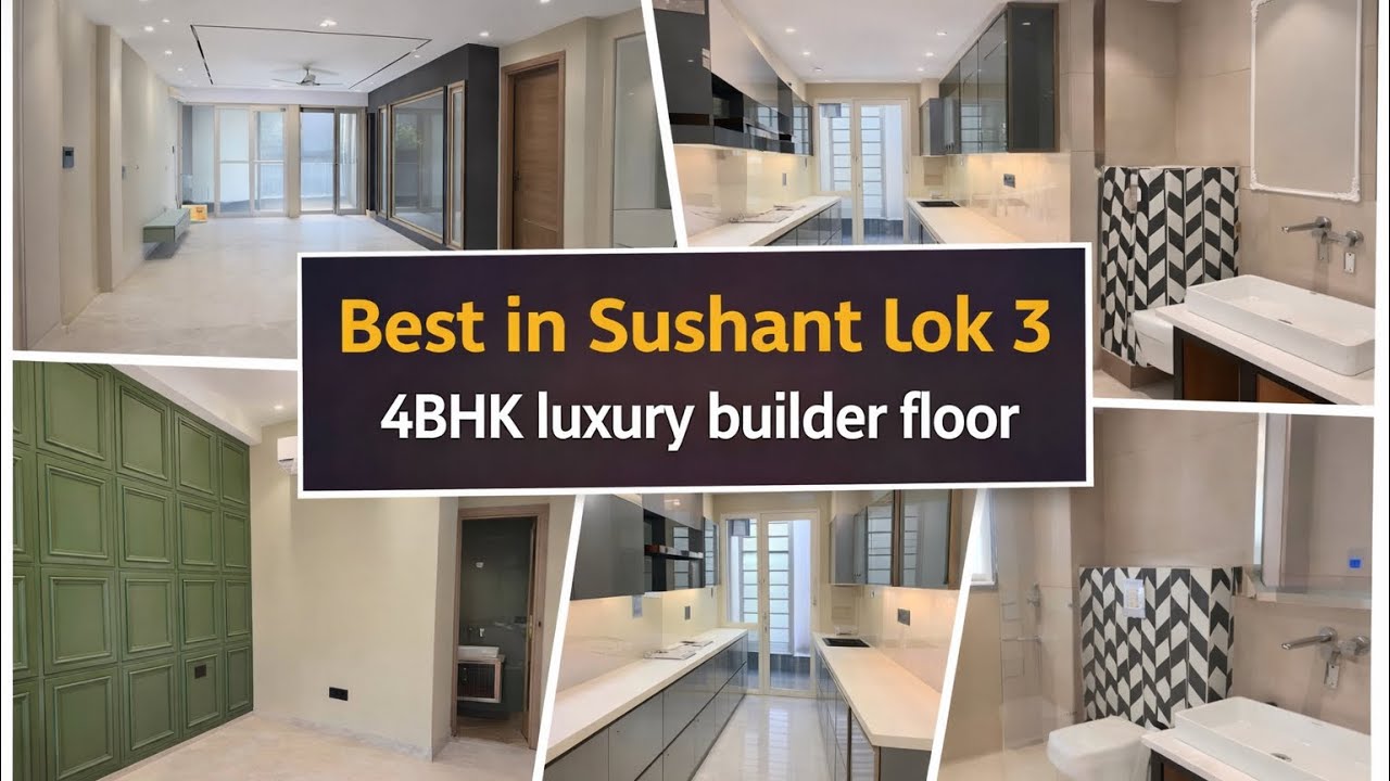 💎Luxurious builder floor in Sushant lok 3| 300 sqyd | Bang on golf course extn.