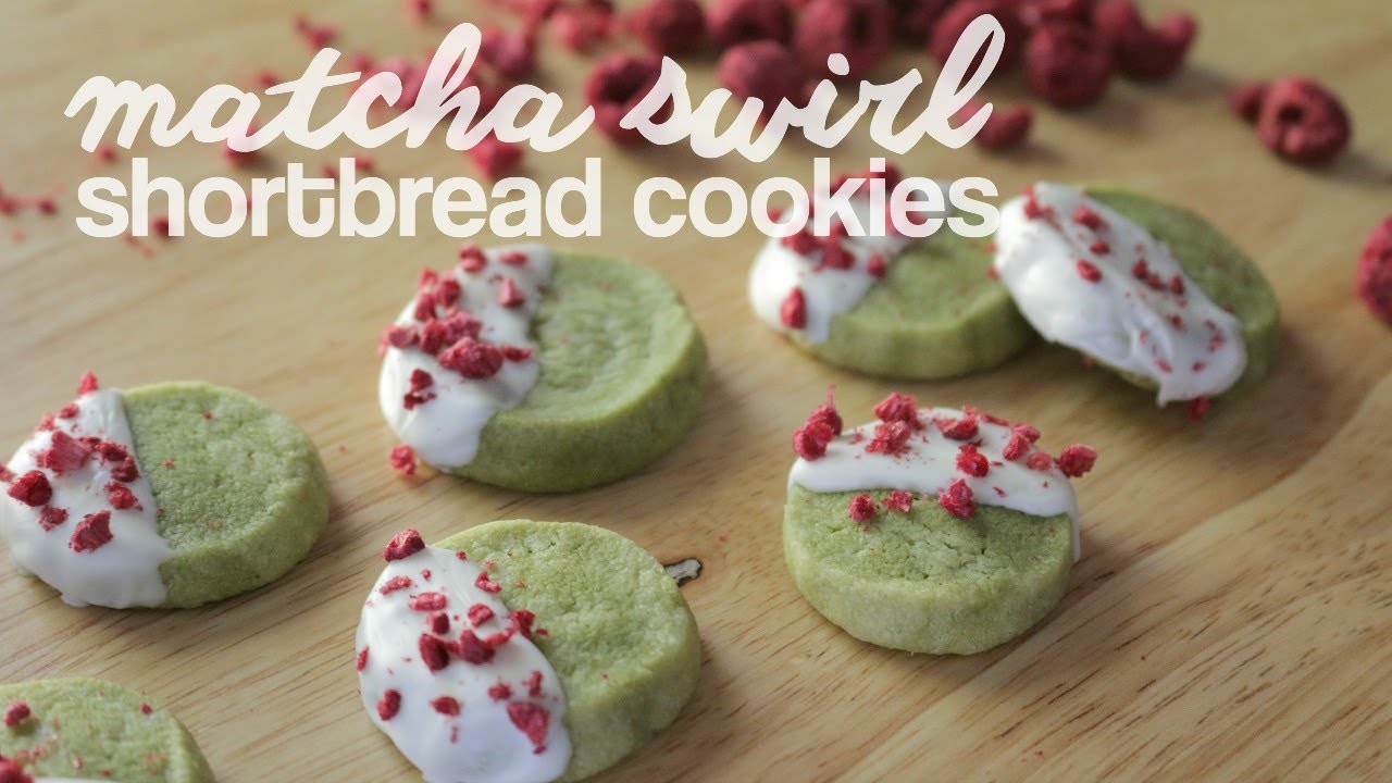 How to Make Matcha (Green Tea) Swirl Shortbread Cookies