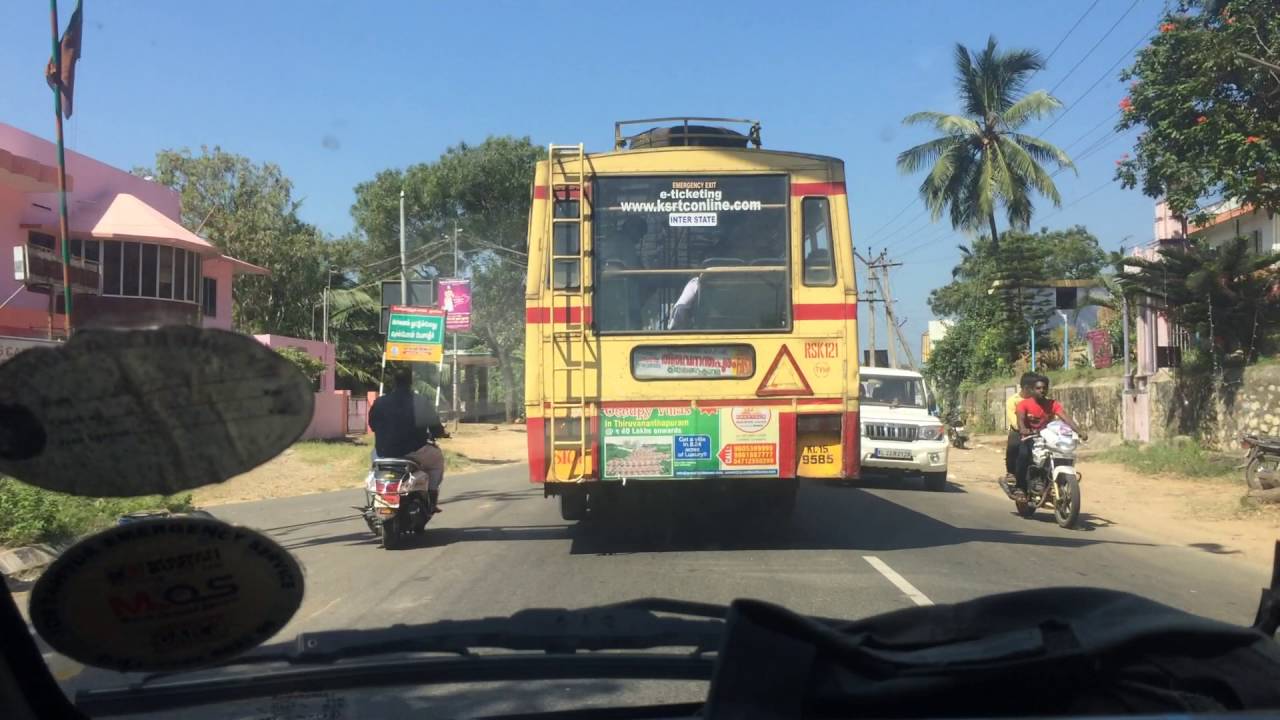 Typical KSRTC super fast overtake