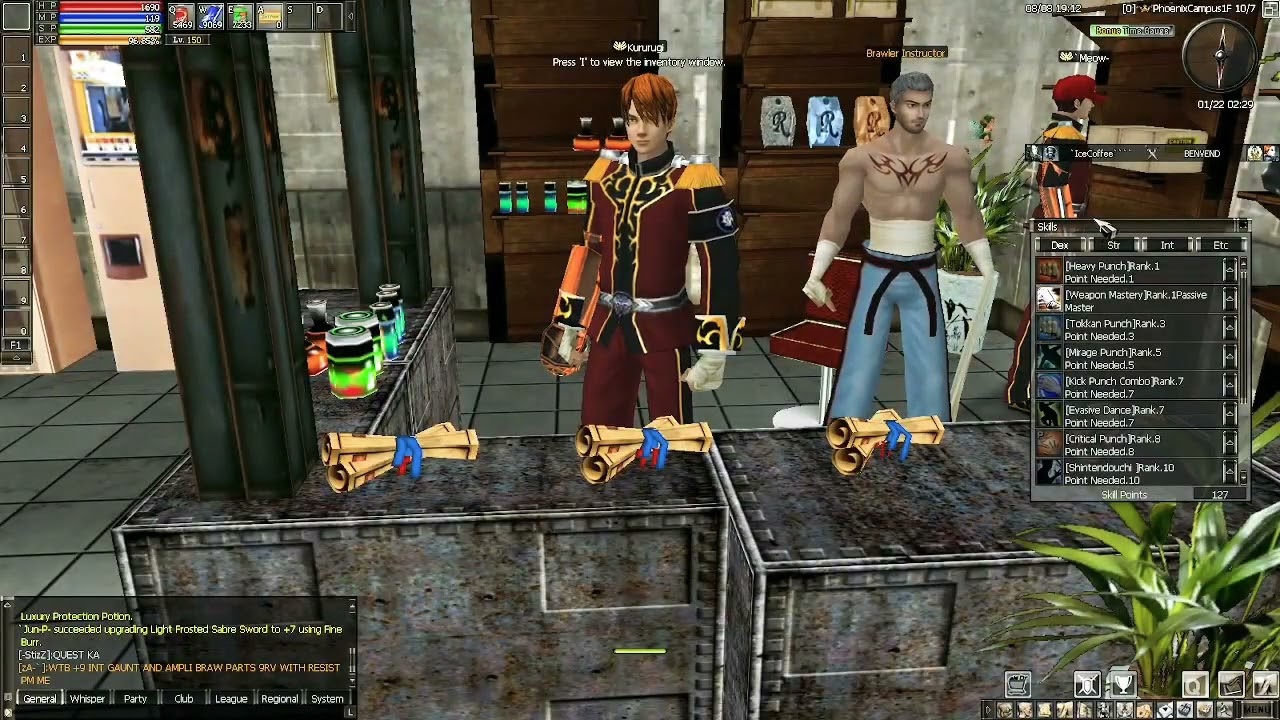 Using pandaya set | Good Build Brawler Pow type | Nostalgia Ran Online Fury Server.