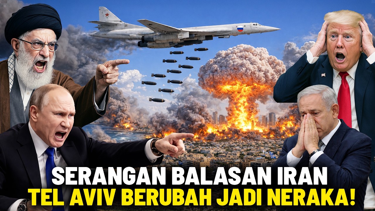 NERAKA BALASAN IRAN DIMULAI, PESAWAT KIAMAT RUSIA BOMBARDIR TEL AVIV!? Israel Status Darurat!