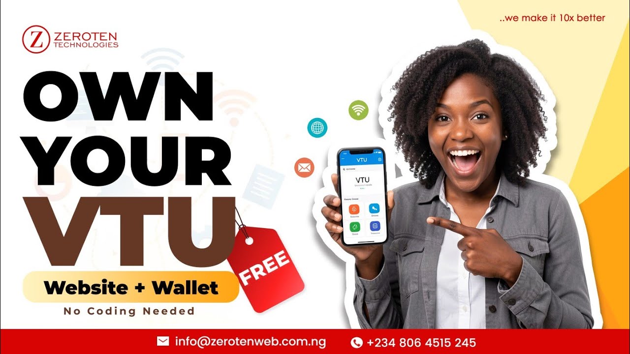 How to Own Your VTU Business — Website + Wallet + Automated Sales (No Coding)