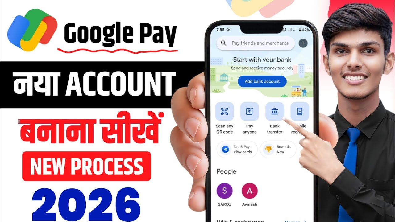 google pay account kaise banaye 2026 | how to create google pay account | google pay account create