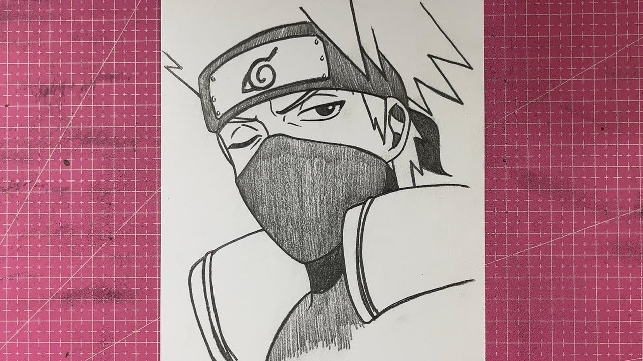 VERY EASY ! How to Draw Kakashi step by step | Easy Anime Drawing | Drawing Anime Tutorial