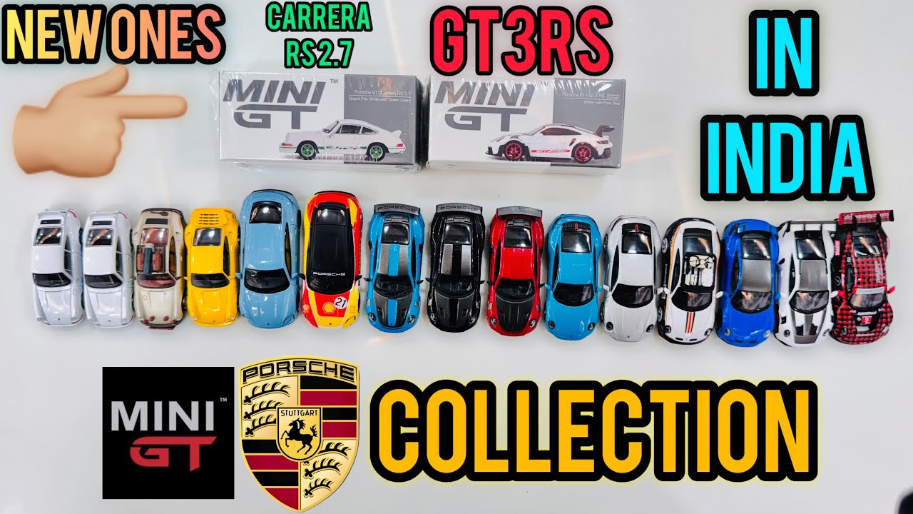New Porsche 911 GT3RS🤍❤️ and a glimpse of my MINI GT PORSCHE COLLECTION😍❤️‍🔥 #minigt