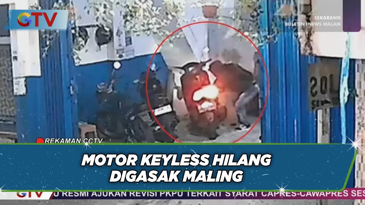 Motor Keyless Raib Digasak Maling, Korban Rugi Puluhan Juta Rupiah - BIM 31/10
