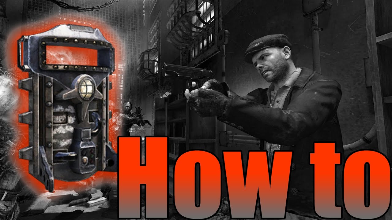 COD Black Ops 2 Zombies:How to Build the Zombie Shield on Mob of the Dead