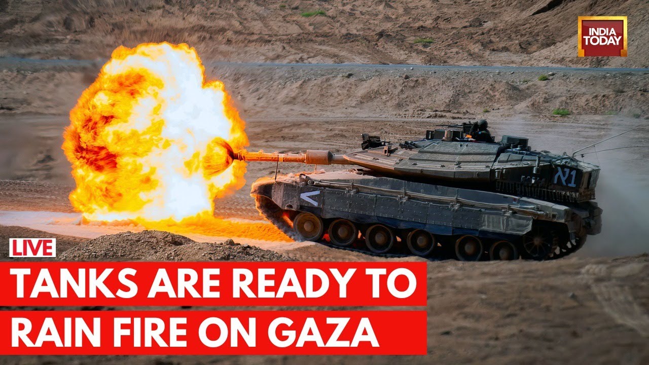 Tanks Are Ready To Rain Fire On Gaza| Israeli PM Benjamin Netanyahu Asks Citizens To Carry Arms LIVE