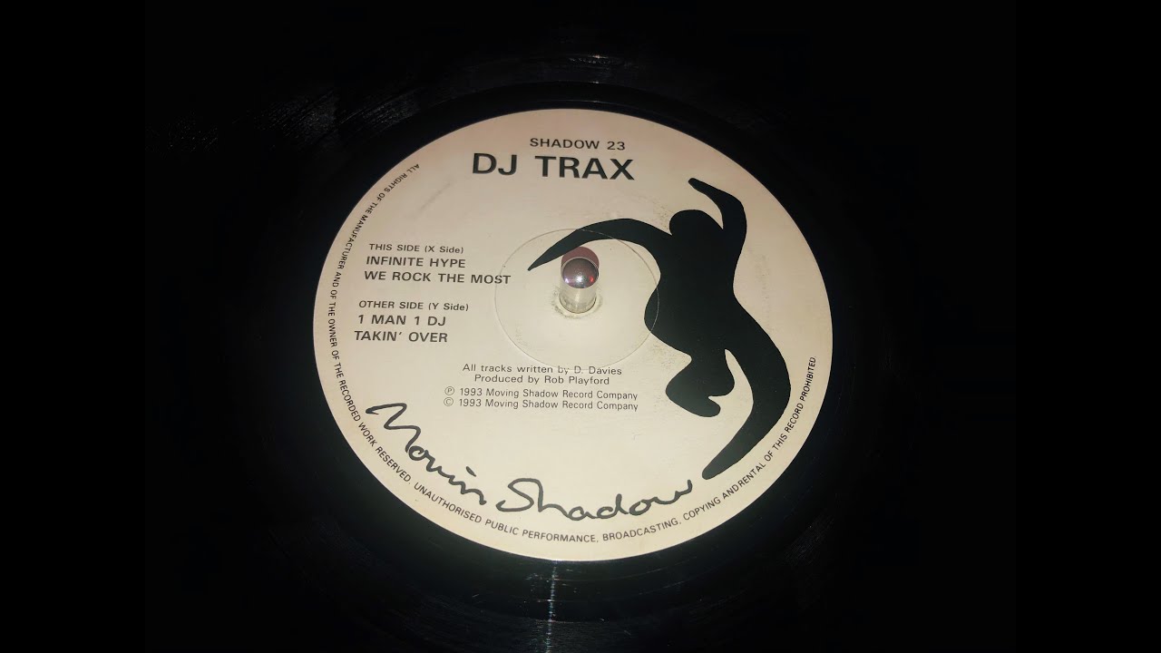 DJ TRAX – INFINITE HYPE – MOVING SHADOW RECORDS – 1993 – CAT SHADOW23