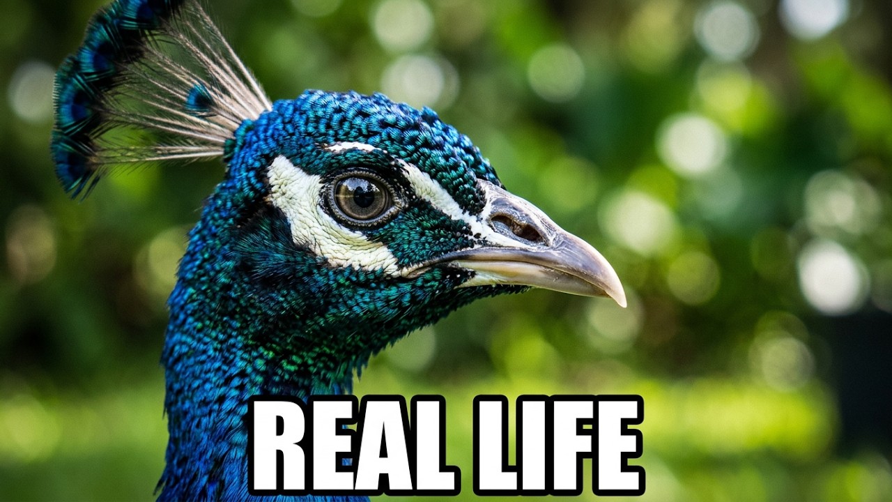 How This Peacock Family Really Lives