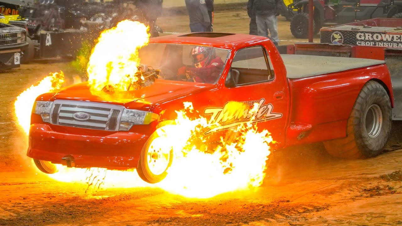INSANITY! 2026 Truck Pulling! Super Modified 2wd Trucks TNT KENTUCKY INVITATIONAL Thursday 2026.