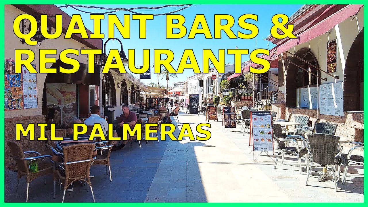 Mil Palmeras Walking Tour - Part 2 | Costa Blanca Spain 4K | Bars, Restaurants & Beaches