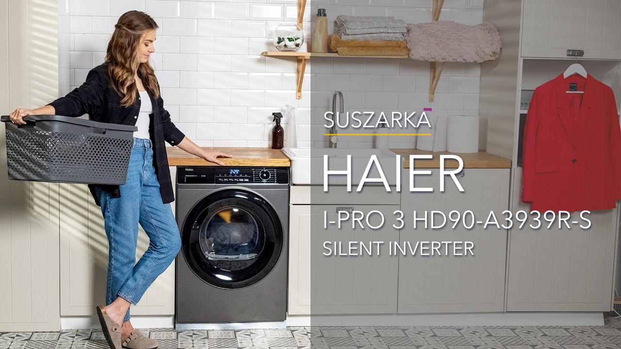 ⭐️ Suszarka Haier I-Pro 3 HD90-A3939R-S Silent Inverter &ndash; dane techniczne &ndash; RTV EURO AGD