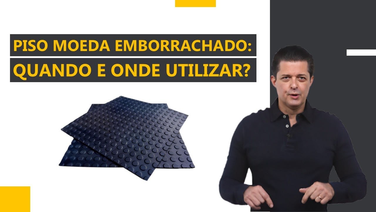Piso moeda emborrachado: onde e como usar
