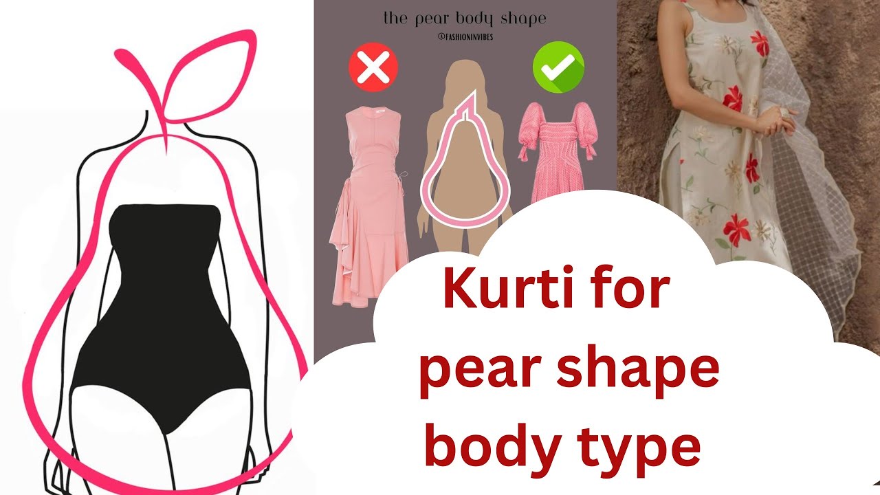 Pear shape body type ke liye kurti styles // pear shape body type// kurti design// fashion tips// 