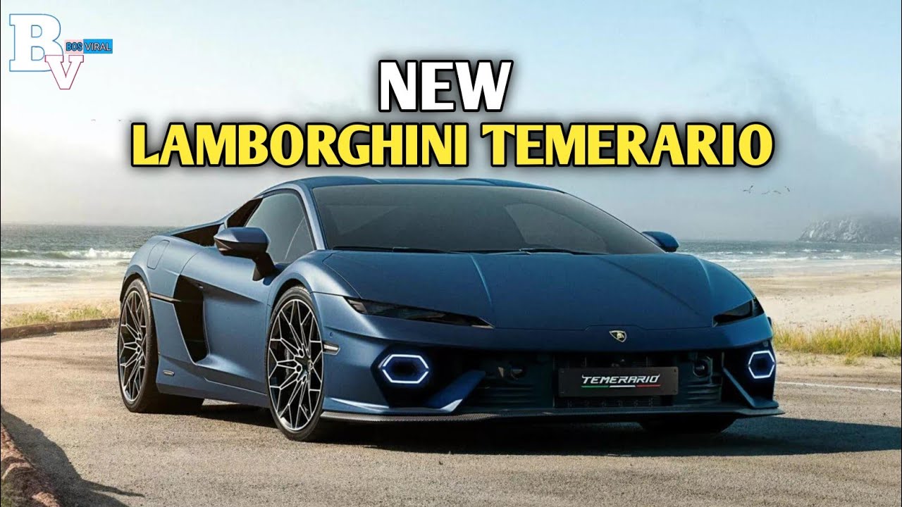 NEW LAMBORGHINI TEMERARIO | MOBIL SPORT HYBRID V8 TWIN-TURBO-PLUG-IN YANG MENJADI PENERUS HURACAN‼️