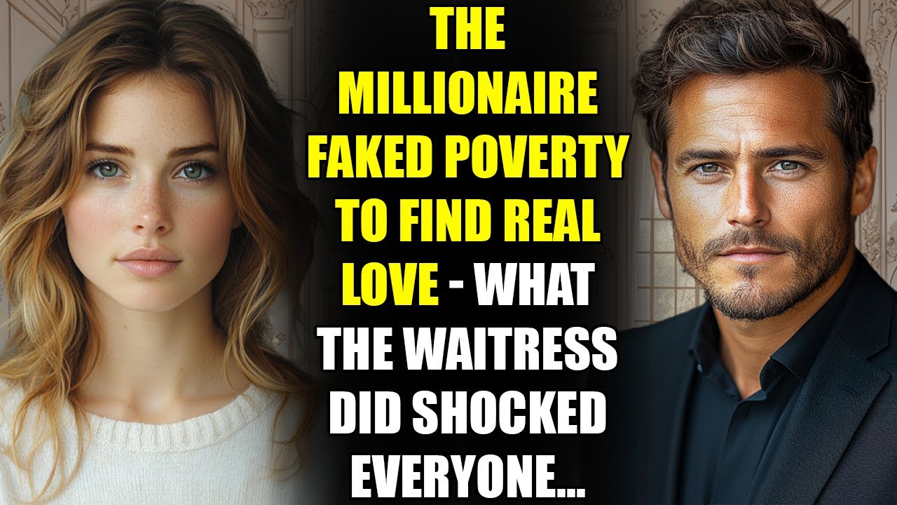 The MILLIONAIRE Faked Poverty to Find Real Love - What the Waitress Did Shocked Everyone...