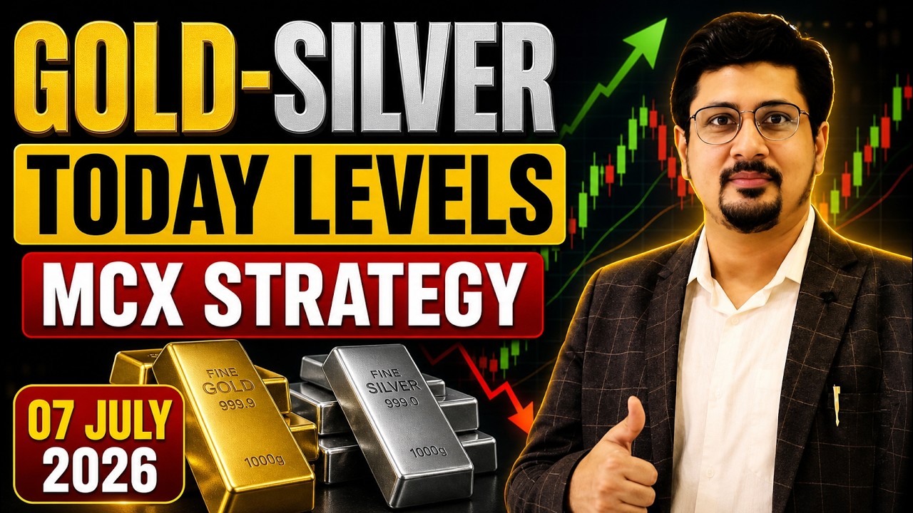 Gold-Silver Today Levels 07 July 2026 | MCX में आज क्या करें? #gold #silver #live #livestream