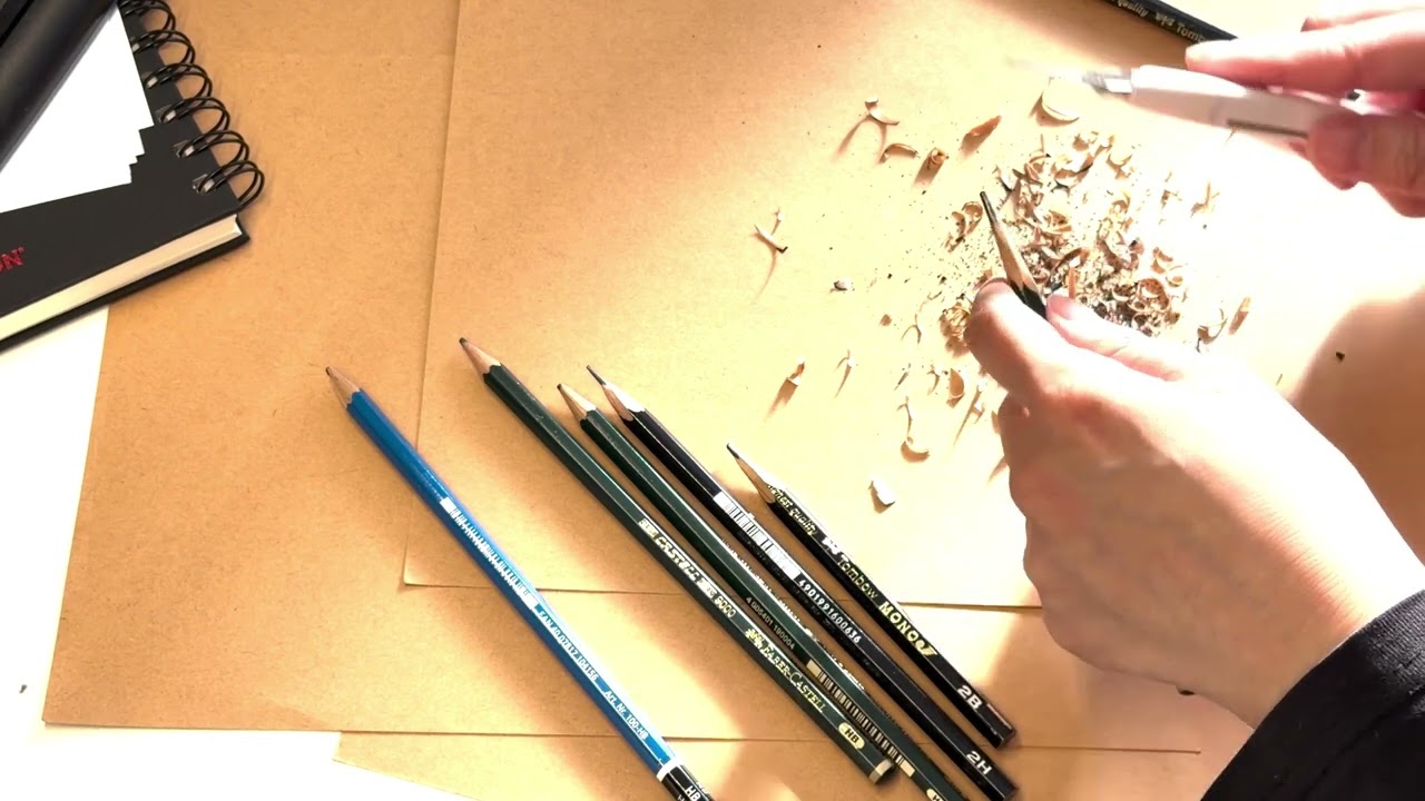 Sharpening Pencils on a Chilly Morning ❄️ | No Talking