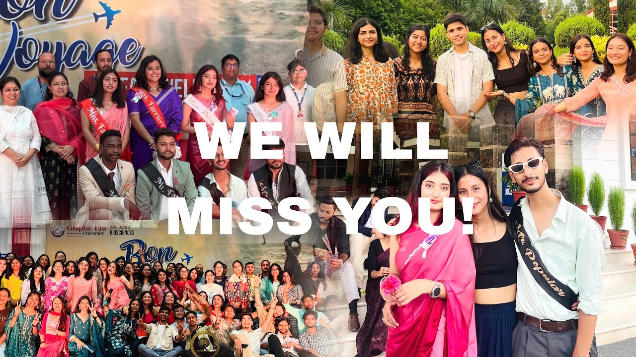 Farewell 2025 🫶🏻🪩 | Goodbye to Seniors🥺 | 📍Graphic Era University | Unnati Pant