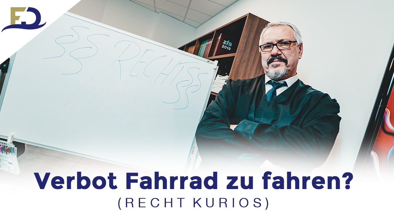 Fahrverbot fürs Fahrrad (Recht kurios)