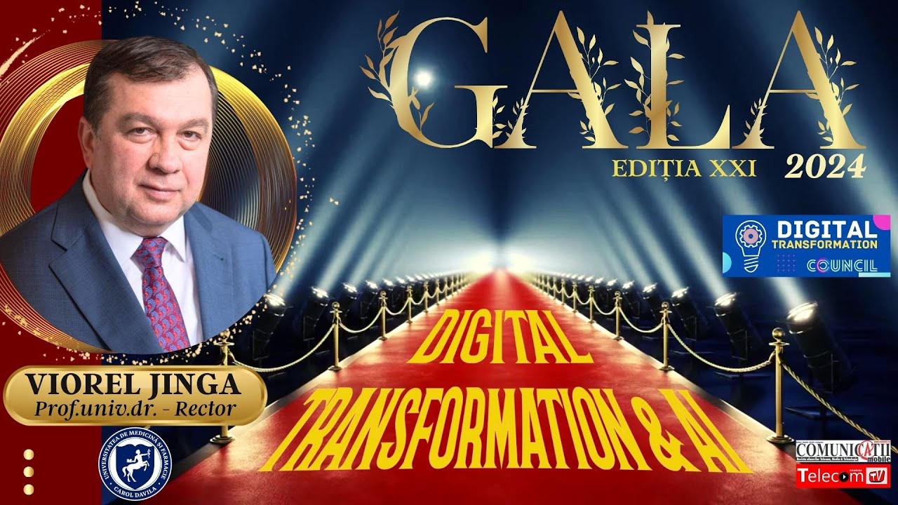Rector Viorel Jinga, UMFCD @ GALA DX & AI 2024: EDUCATION IN HEALTHCARE AWARD