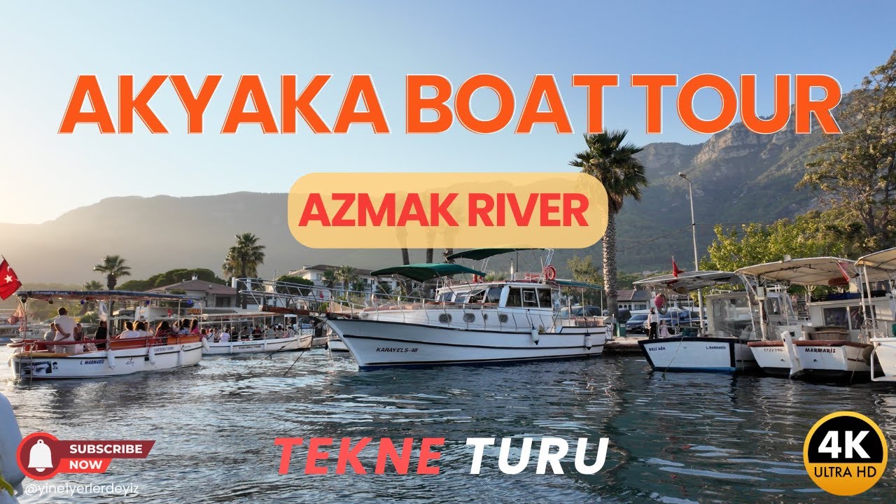Akyaka Azmak River Boat Tour: History, Nature & Scenic Cruise | 4K!