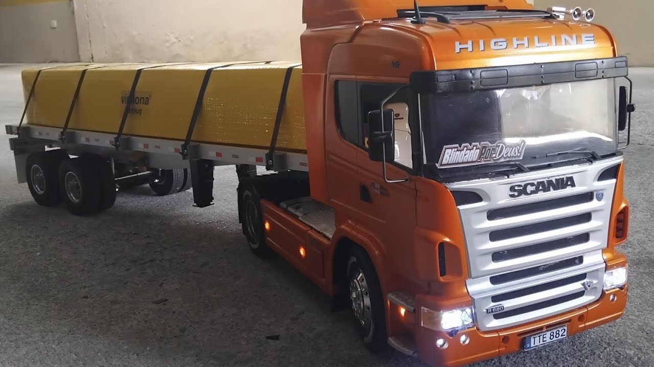 Scania tamiya escala 1/14 highline. 