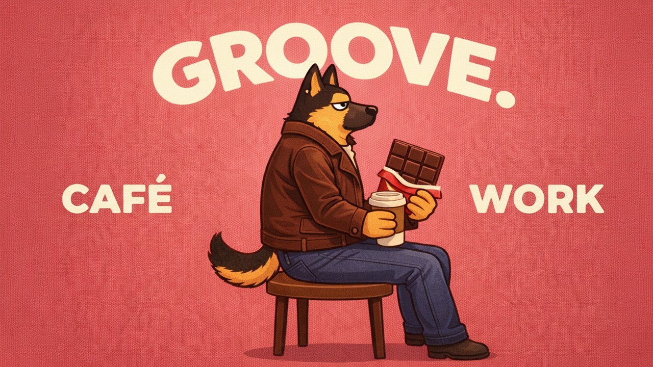 Playlist | 달콤함이 살짝 더해진 쫀득한 하루의 그루브 🍫| GROOVE · JAZZHOP |매장음악 · 카페 · 집중 · 작업 · 노동요
