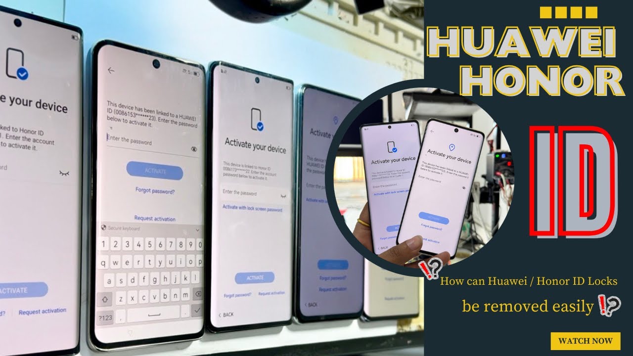 How can Huawei / Honor ID Locks be removed easily?