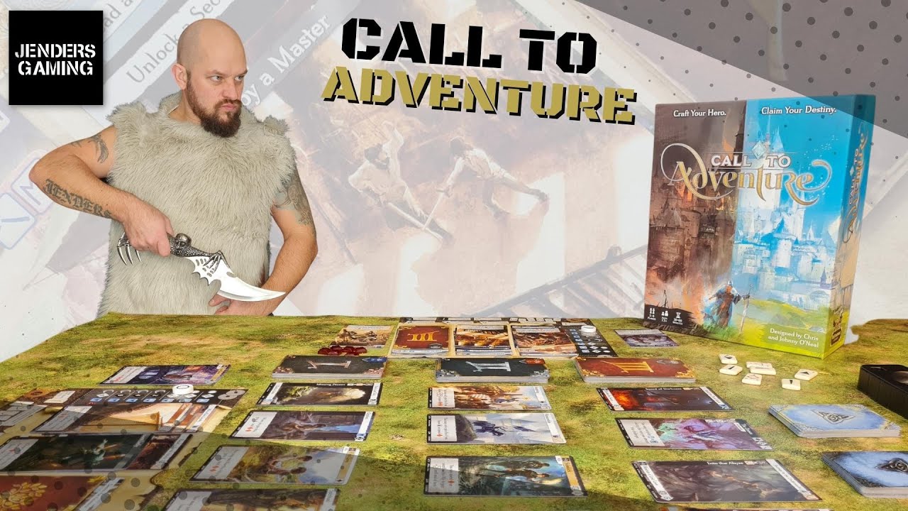Call to adventure, board game, overview and how to play